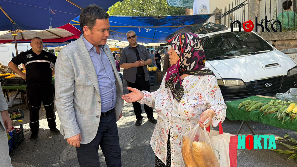 Başkan Aydın, Muradiye Pazarı’nda esnaf ve vatandaşla buluştu