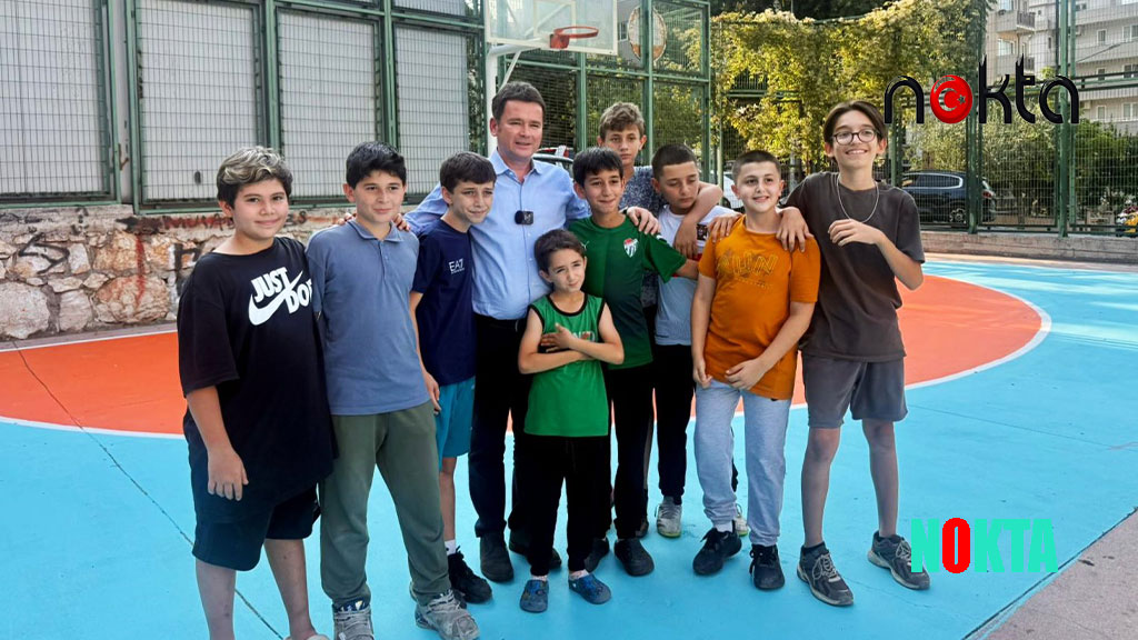 Basketbol sahaları liselilerin tasarımlarıyla güzelleşiyor