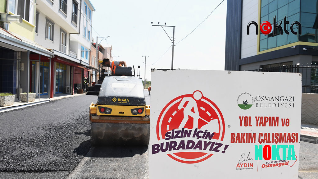 Bursa Osmangazi’de bir yol daha yenilendi