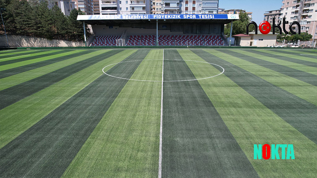 Fidyekızık Spor Tesisi’nin Zemini Yenilendi