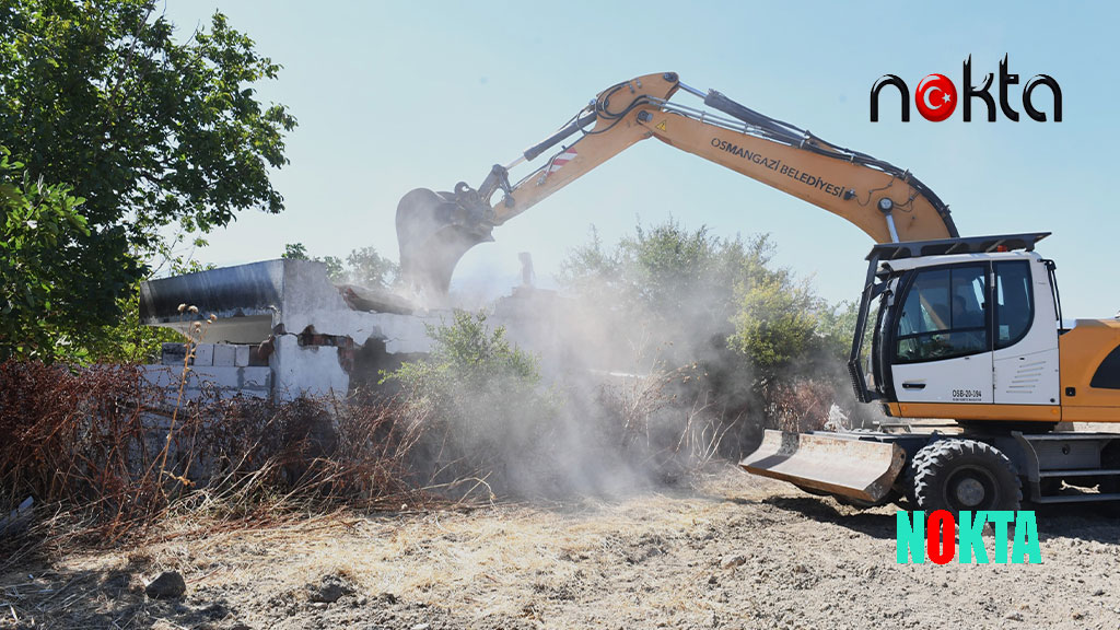 Osmangazi kaçak yapılardan temizleniyor