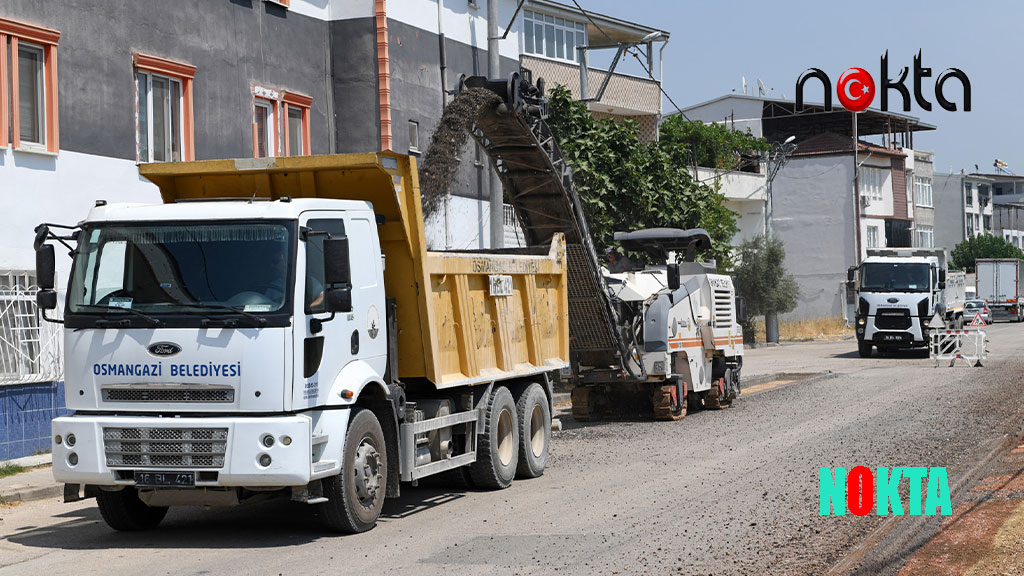 Osmangazi’de asfalt çalışmalarına hız verildi