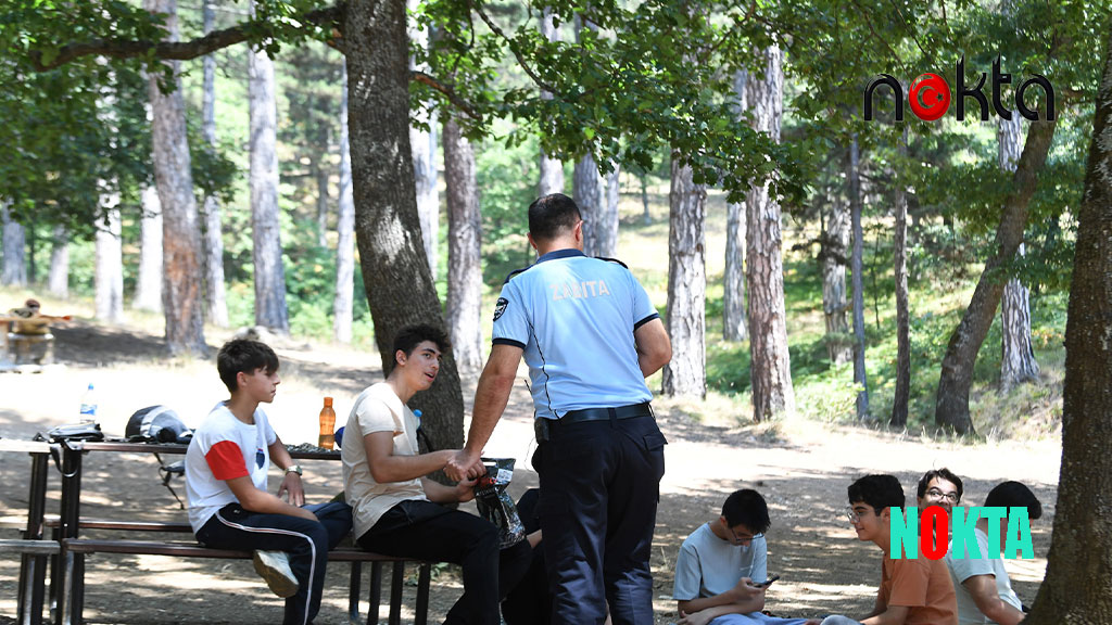 Zabıta ekipleri orman yangınlarını önlemek için denetimde