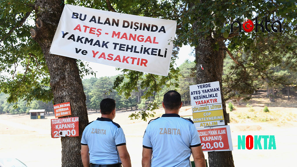 Zabıta ekipleri orman yangınlarını önlemek için denetimde