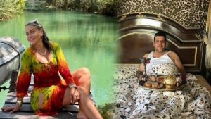 Eski eşiyle aşka geldi! Filtreyi abartınca ikisi de bambaşka biri oldu