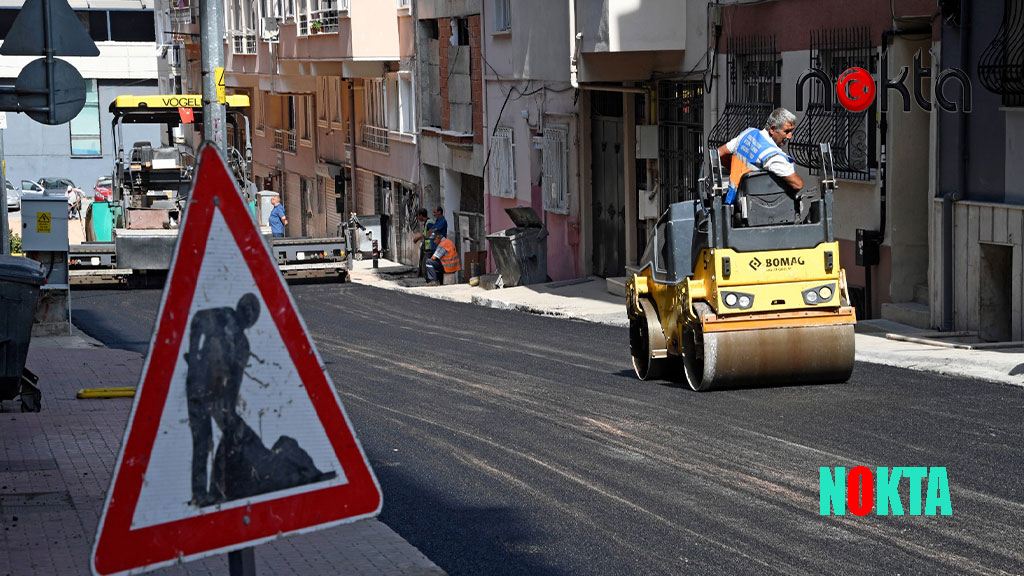 Osmangazi Belediyesi çalışıyor yollar güzelleşiyor