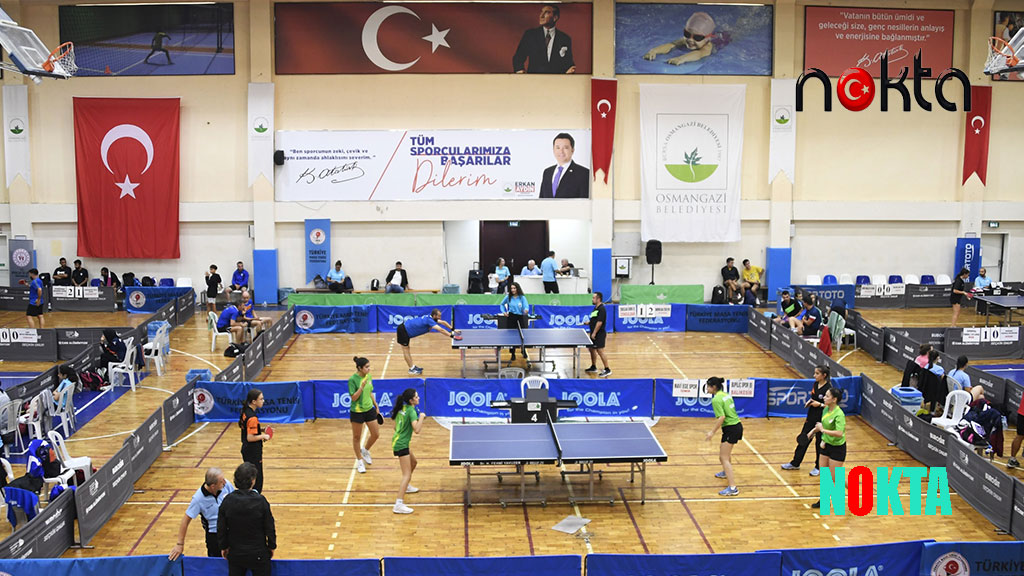 Osmangazi Belediyesi masa tenisine ev sahipliği yaptı