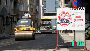 Osmangazi’de 160 ton asfalt döküldü