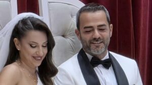 ‘Kurtlar Vadisi’nin ‘Eren’i oyuncu Kerem Fırtına ile ünlü sunucu Gözde Şeker evlendi
