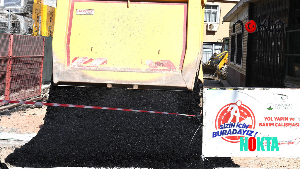 Kaliteli ulaşım için Osmangazi’nin yollarında çalışma var