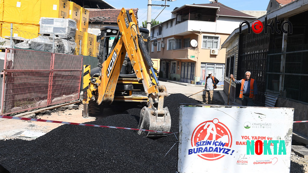 Kaliteli ulaşım için Osmangazi’nin yollarında çalışma var