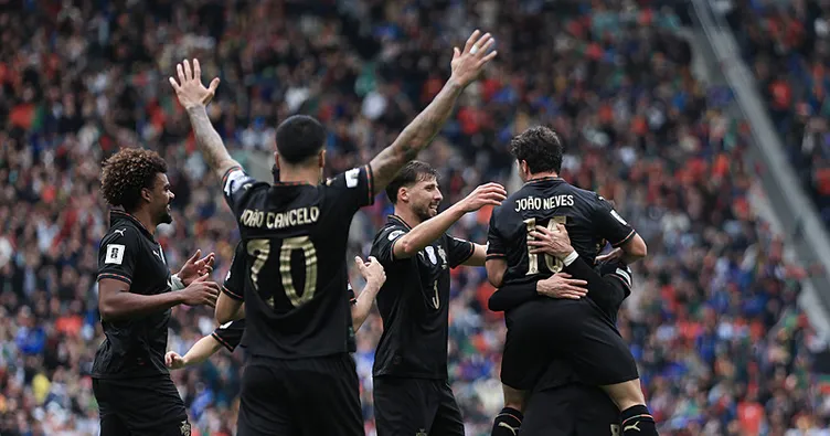 Portekiz 9 attı, Dünya Kupası biletini kaptı! Nelson Semedo’dan asist…