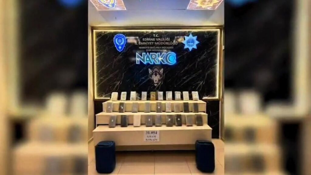 Kapıkule’de 31 kilo kokain ele geçirildi