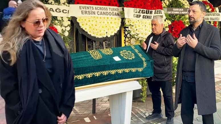 Mehmet Erdem’den babasına son görev… 8 aylık hamile eşi Vildan Atasever yalnız bırakmadı