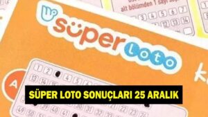 SÜPER LOTO SONUÇLARI 25 ARALIK! Süper Loto ne kadar devretti? Süper Loto sonuç sorgulama ekranı!