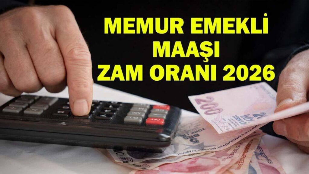 EMEKLİ MEMUR MAAŞINA ZAM 2026: Memur emekli maaşı zam oranı ne kadar olacak? Emekli maaş zammı enflasyon farkı detayları!