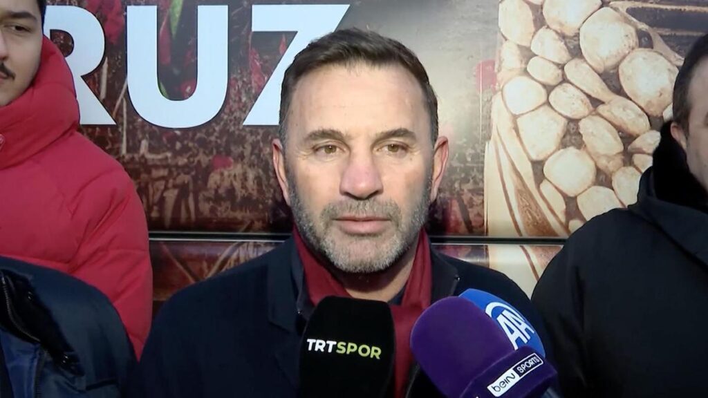 Galatasaray Teknik Direktörü Okan Buruk’tan Filistin için çağrı: Unutmadan, düşünerek yaşamalıyız