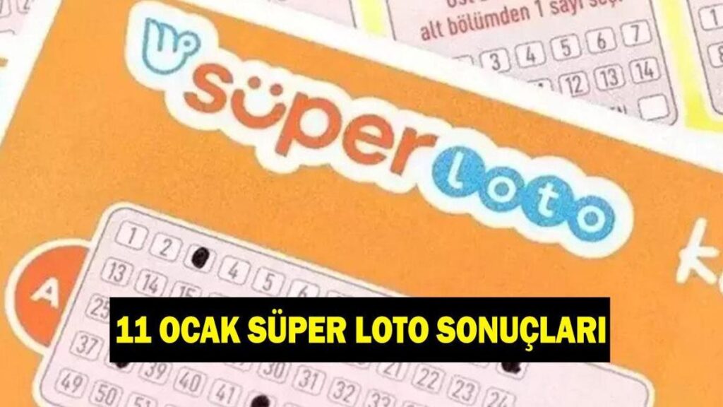 SÜPER LOTO SONUÇLARI 11 OCAK PAZAR! Süper Loto çekilişinde şanslı numaralar hangileri oldu?