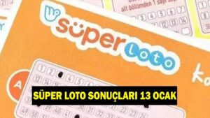 SÜPER LOTO SONUÇLARI 13 OCAK! Süper Loto’da şanslı rakamlar hangileri oldu? Süper Loto sonuç sorgulama ekranı