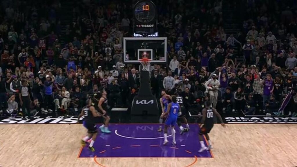 Suns, son şampiyon Thunder karşısında son saniyede kazandı